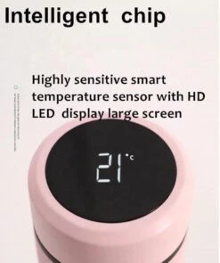 Slimme Thermosfles Met LCD Temperatuur Display - Curver Isolatiefles 0,5 Liter - Dubbelwandige Thermosfles - Thermosbeker - Isoleerfles - Thermoskan - Travel Mug - Bidon Drinkfles - Koffiebeker - Drinkflessen - RVS - Smart Thermos - Metaal -Merkloos Winkel 1005x1200