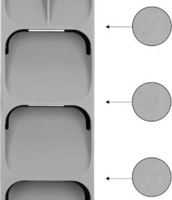 Springos Multifunctionele Bestekbak | Besteklade | Bestek Organizer | Kunststof | 39 X 11 X 5.5 CM -Merkloos Winkel 1032x1200 2
