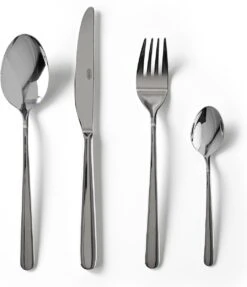 Merkloos Winkel 8 Gero Ellen Bestekset - 24 Stuks - 6 Persoons - Glanzend Staal