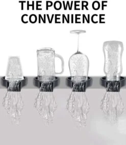 SFT Products Glazenspoeler LEEDS - Zwarte Spoelkraan Glazen - Horeca Spoelkraan - Beker Reiniger - Glazenspoeler Voor Aanrecht - Glazen Reiniger Aanrecht - Automatische Glazen Spoeler - Waterdruk Reiniger Voor Glazen - Glas Spoeler Bar -Merkloos Winkel 1046x1200 5