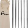 Alheco 6 Paar Koreaanse Chopsticks - Eetstokjes - Metaal / RVS - Zilver -Merkloos Winkel 1052x1200 1