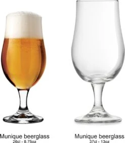 Libbey Munique Bierglas - 260 Ml / 26 Cl - Set Van 6 - Op Voet - Functioneel Design - Hoge Kwaliteit -Merkloos Winkel 1054x1200 3