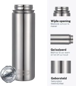 Thermo Master MasterBottle Drinkfles Met 3 Doppen - 650 Ml - Staal 8 Thermo Master MasterBottle Drinkfles Met 3 Doppen - 650 Ml - Staal -Merkloos Winkel 1057x1200