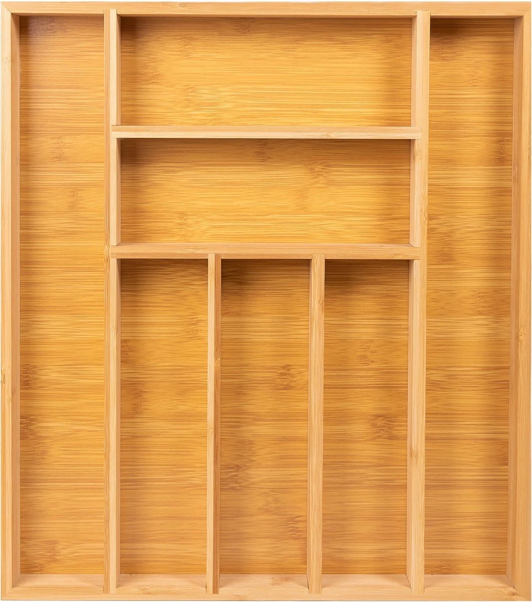 Bamboe Bestekbak Van Coninx 41x47cm | Besteklade | Bestekhouder | Opbergbak | Duurzaam | Voor Laden Van 47cm Diep 3 Bamboe Bestekbak Van Coninx 41x47cm | Besteklade | Bestekhouder | Opbergbak | Duurzaam | Voor Laden Van 47cm Diep