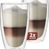 Maxxo Latteglazen - Dubbelwandig - 380ml - 2 Stuks