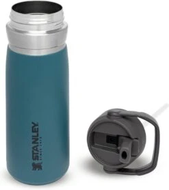 Stanley The IceFlow™ Flip Straw Water Bottle 0,65L - Thermosfles - Lagoon -Merkloos Winkel 1065x1200