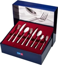 Sola Bestekset Luxor - Modern - 8 Persoons - 70 Delig - Zilverwit Edelstaal 18/10 - RVS - Zilver -Merkloos Winkel 1068x1200 1