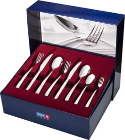 Sola Bestekset Bali - Modern - 9 Persoons - 90 Delig - Zilverwit Edelstaal 18/10 - RVS - Zilver -Merkloos Winkel 1070x1200 3