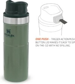 Stanley Trigger-Action Travel Mug 0.47L - Thermosfles - Hammertone Green -Merkloos Winkel 1073x1200