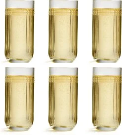 Libbey Longdrinkglas The Gats – 360 Ml / 36 Cl - 6 Stuks - Vaatwasserbestendig - Uniek Design - Hoge Kwaliteit