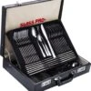 Swiss Pro+ Bestekset In Koffer-72 Delig-12 Persoons-Zwitsers Kwaliteit-Complete Set-100% Roestvrijstaal-Modern Gold -Merkloos Winkel 1103x1200 3