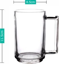 Luxe Latte Macchiato Glazen - Koffieglazen - Cappuccino Glazen - Latte Glazen - 320 ML - Set Van 6 -Merkloos Winkel 1106x1200 3