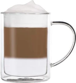 Feelino 600 Ml Dubbelwandige Bierpu, Bierglas, Dubbelwandig Glas, Theekop, Koffiekop, Thermoglas, Houdt Koud Langer Koud, Tarwemaxx -Merkloos Winkel 1109x1200