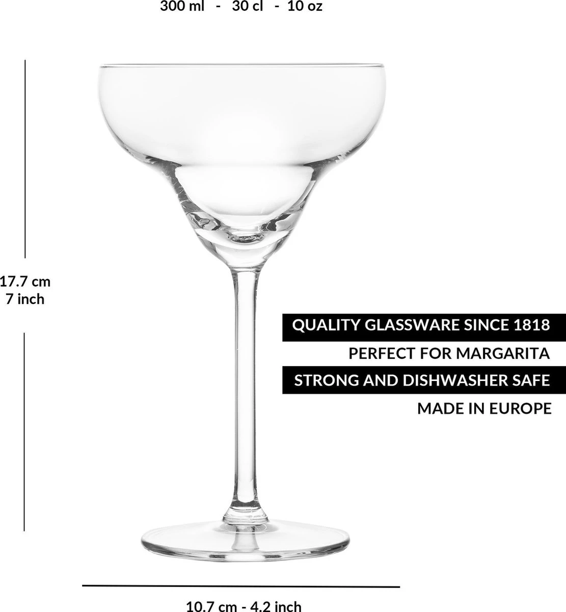 Libbey Cocktailglas Joya Margarita - 300 Ml / 30 Cl - 6 Stuks - Vaatwasserbestendig - Hoge Kwaliteit - Elegant Design - Perfect Voor Een Cocktailfeest Aan Huis 4 Libbey Cocktailglas Joya Margarita - 300 Ml / 30 Cl - 6 Stuks - Vaatwasserbestendig - Hoge Kwaliteit - Elegant Design - Perfect Voor Een Cocktailfeest Aan Huis - Afbeelding 2