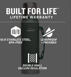 Stanley The Legendary Classic Bottle 1,00L - Thermosfles - Hammertone Green -Merkloos Winkel 1113x1200 7