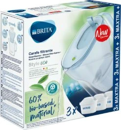 BRITA Waterfilterbundel Style Eco Cool Powder Blue + 3 MAXTRA+ Filterpatronen -Merkloos Winkel 1114x1200 7