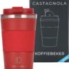 Castagnola Design RVS Koffiebeker To Go - Rood - 380ml - Thermosbeker - Theebeker -Merkloos Winkel 1119x1200 2
