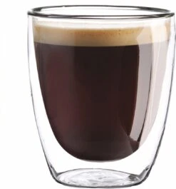 Dubbelwandige Koffieglazen - Cappuccino Glazen - Dubbelwandige Theeglazen - 300ML - 4x - Gratis Lepels -Merkloos Winkel 1120x1200 4