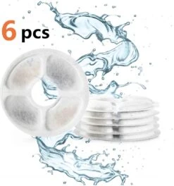 Drinkfontein Filters 6 Stuks - Navulling Kattenfontein - Water Filter - Drinkfilters - Filter Waterreservoir - Waterfilter Drinkfontein -Merkloos Winkel 1124x1200 3