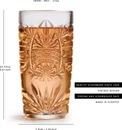 Libbey Longdrinkglas Atik - 360 Ml / 36 Cl - 6 Stuks - Vaatwasserbestendig - Vintage Design - Hoge Kwaliteit -Merkloos Winkel 1127x1200 3