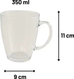 Orange85 Theeglazen Met Oor - 4 Stuks - 350 Ml - Groot Formaat - Transparant - Theekopjes -Merkloos Winkel 1127x1200 4