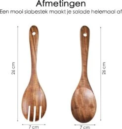 Merkloos Slabestek - Slalepel - Opscheplepel - 26 Cm - Hout -Merkloos Winkel 1130x1200 4