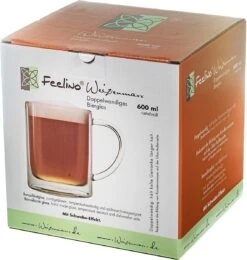Feelino 600 Ml Dubbelwandige Bierpu, Bierglas, Dubbelwandig Glas, Theekop, Koffiekop, Thermoglas, Houdt Koud Langer Koud, Tarwemaxx -Merkloos Winkel 1141x1200 1