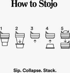 STOJO - Opvouwbare Beker - To Go - Roze - 237ml (8oz) - Herbruikbaar -Merkloos Winkel 1153x1200 5