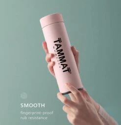 Slimme Thermosfles Met LCD Temperatuur Display - Curver Isolatiefles 500 ML - Rubber Coating - Dubbelwandige Thermosfles - Thermosbeker - Isoleerfles - Thermoskan - Travel Mug - Bidon Drinkfles - Koffiebeker - Drinkflessen - RVS - Smart Thermos -Merkloos Winkel 1165x1200