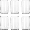 Libbey Glass Can – 473 Ml / 47,3 Cl - 6 Stuks - Vaatwasserbesteding - Hoge Kwaliteit