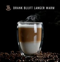 Latte Macchiato Glazen - Dubbelwandige Koffieglazen - Theeglazen - Cappuccino Glazen- 2 Stuks - 300ML -Merkloos Winkel 1169x1200 6