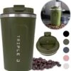 Triple J® Koffiebeker To Go - Thermosbeker - BPA & Lekvrij - 380ml - Groen -Merkloos Winkel 1179x1200 6