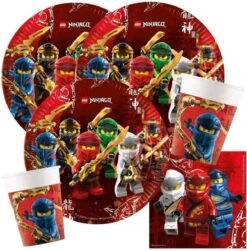 Kinderpartyset S Lego Ninjago, 52-teilige
