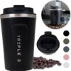 Triple J® Koffiebeker To Go - Thermosbeker - BPA & Lekvrij - 380ml - Zwart -Merkloos Winkel 1188x1200 7