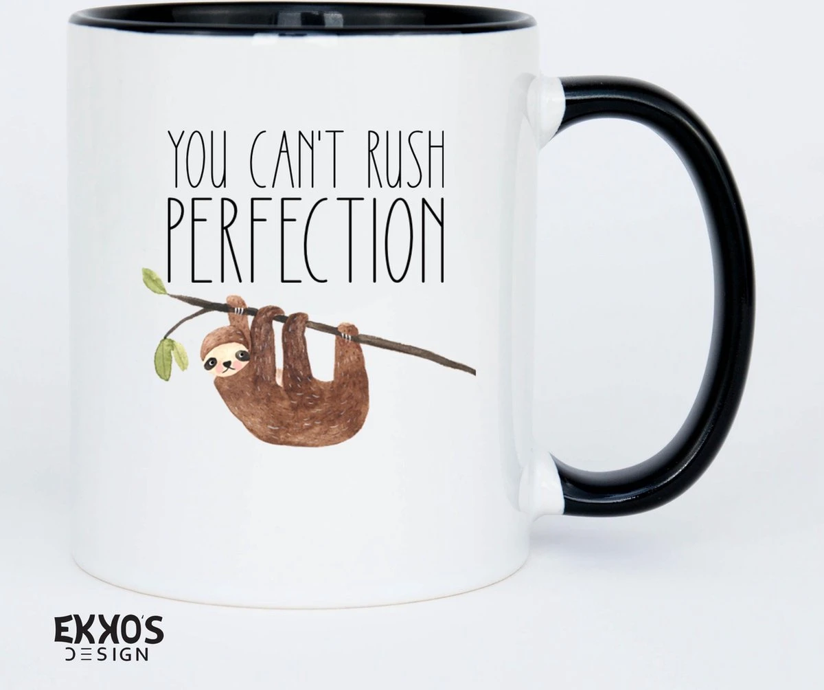 You Cant Rush - Luiaarden - Dieren - Cadeau Voor Vrouw - Koffiemok - Grappige Cadeaus - Cadeau Voor Man - Kado Vrouw - Valentijn Cadeautje Voor Haar - Mokken En Bekers - Verjaardag Cadeau - Koffiekopjes - Mok Met Tekst 4 You Cant Rush - Luiaarden - Dieren - Cadeau Voor Vrouw - Koffiemok - Grappige Cadeaus - Cadeau Voor Man - Kado Vrouw - Valentijn Cadeautje Voor Haar - Mokken En Bekers - Verjaardag Cadeau - Koffiekopjes - Mok Met Tekst - Afbeelding 2