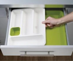 Joseph Joseph Uitschuifbare Bestekbak - Grijs - Sorteervakken & Verstelbaar & Uitschuifbaar -Merkloos Winkel 1200x1005