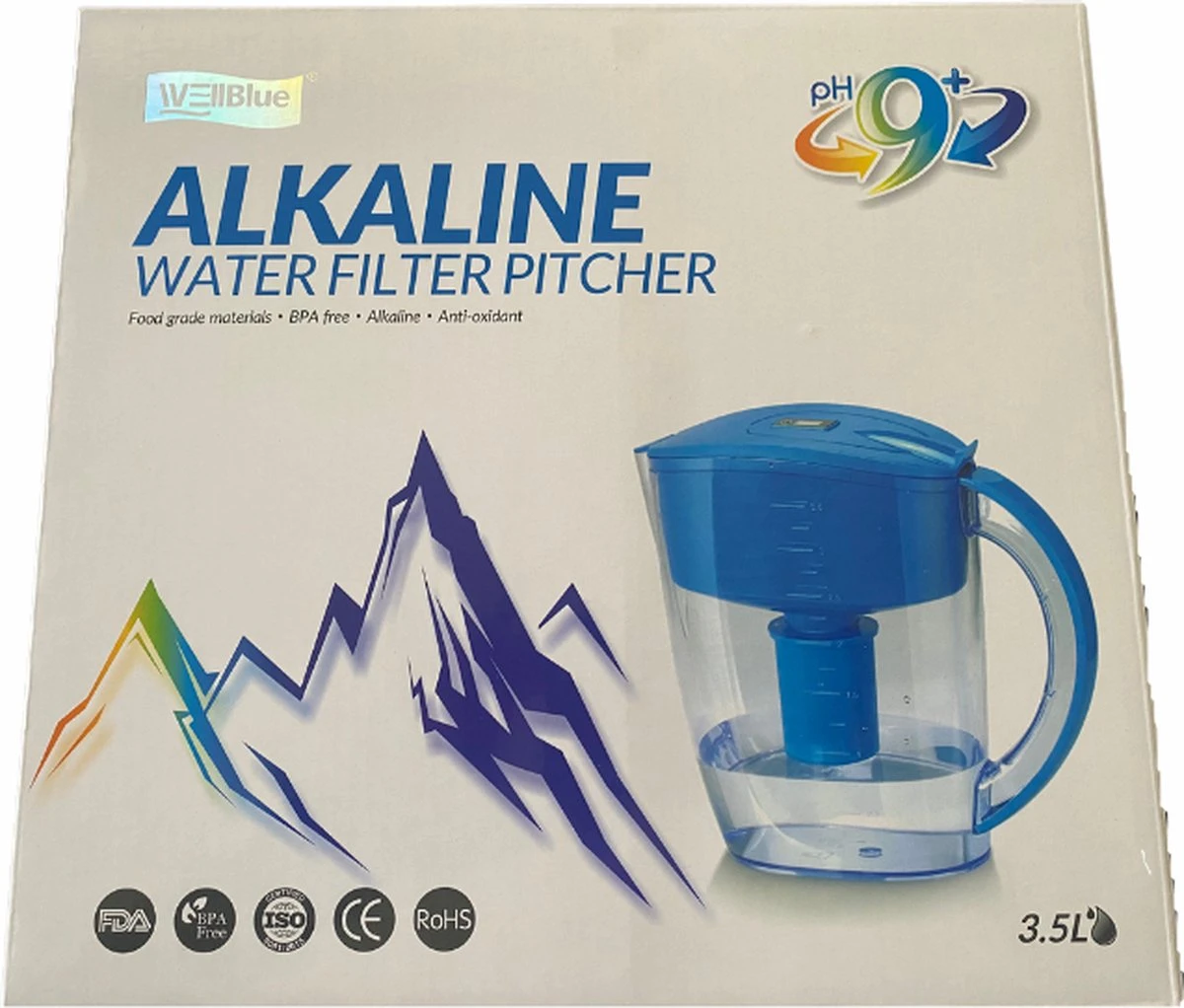 Alkaline WaterFilterkan - AlkaKan Voor Alkalisch/ Basisch Water | Met GRATIS PH-testpapier 8 Alkaline WaterFilterkan - AlkaKan Voor Alkalisch/ Basisch Water | Met GRATIS PH-testpapier - Afbeelding 6