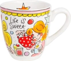 Blond Amsterdam Even Bijkletsen Mini Mok - Roze Rand -Merkloos Winkel 1200x1023 2