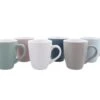 Koffiekopjes Set Van 6 - 15cl - Pastel - Aardewerk - Roze - Donker Blauw - Licht Blauw - Wit - Grijs - Groen - Bestel 1 Krijg Er 3 Gratis -Merkloos Winkel 1200x1036 5
