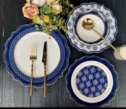 Selinex Porselein Serviesset Barok Blauw 25-delig -Merkloos Winkel 1200x1041 7