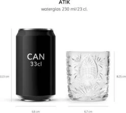 Libbey Drinkglas Atik - 230 Ml / 23 Cl - 6 Stuks - Vaatwasserbestendig - Vintage Design - Hoge Kwaliteit -Merkloos Winkel 1200x1080 6