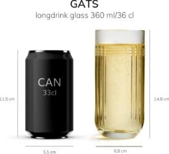 Libbey Longdrinkglas The Gats – 360 Ml / 36 Cl - 6 Stuks - Vaatwasserbestendig - Uniek Design - Hoge Kwaliteit 15 Libbey Longdrinkglas The Gats – 360 Ml / 36 Cl - 6 Stuks - Vaatwasserbestendig - Uniek Design - Hoge Kwaliteit -Merkloos Winkel 1200x1094 4