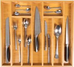 Grote Bestekbak Bamboe 51x47cm | Besteklade Van Coninx | Bestekhouder | Opbergbak | Duurzaam | Voor Laden Van 47cm Diep -Merkloos Winkel 1200x1096 2