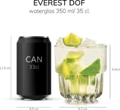 Libbey Drinkglas Everest - 355 Ml / 35,5 Cl - 6 Stuks - Stapelbaar - Hoge Kwaliteit -Merkloos Winkel 1200x1100 2