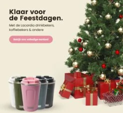 LaCardia Koffiebeker To Go Premium Zwart – Thermosbeker – Theebeker – 380ML – Herbruikbaar -Merkloos Winkel 1200x1102 5