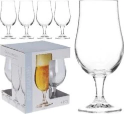 Merkloos Bierglas - 37cl - Set 4 Stuks -Merkloos Winkel 1200x1104 6