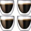 Dubbelwandige Koffieglazen - Set Van 4 - Dubbelwandige Glazen - Theeglazen - 150 Ml - Ook Geschikt Voor Krups, Senseo, Nespresso & Espresso -Merkloos Winkel 1200x1110 1