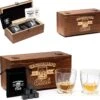 Whiskey Set - Incl. 2 Whiskey Glazen, 6 Whiskey Stones, 2 Onderzetters, Fluwelen Opbergzak, Opbergbox - Whisky Geschenkdoos - Glas - Herbruikbare IJsblokjes - Whiskey Stenen Voor Glazen - Peaky Blinders - Cadeau Voor Man & Vrouw -Merkloos Winkel 1200x1111 13