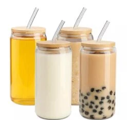 Bubble Tea Beker - Inclusief Stalen Bubble Tea Rietje - 0,5 L - Herbruikbaar - Boba -Merkloos Winkel 1200x1139 7