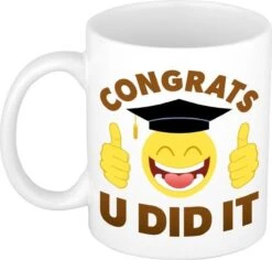 Geslaagd Gefeliciteerd Cadeau Mok / Beker Inclusief Afstudeer Kado Knuffel -Merkloos Winkel 1200x1146 2
